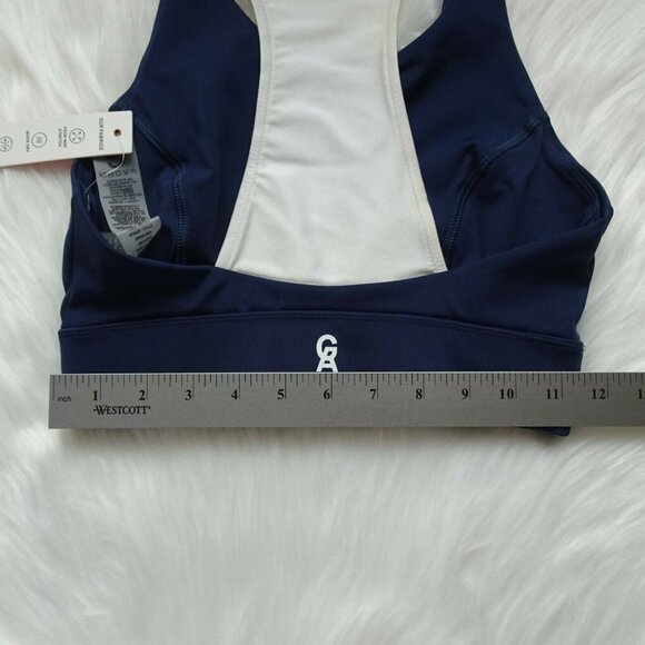 NWT Good American Core Power Sports Bra Bralette Top Active Athleisure Navy XS - Picture 9 of 12